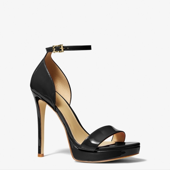 New! Jordyn Patent Leather Platform Sandal - Picture 2 of 8